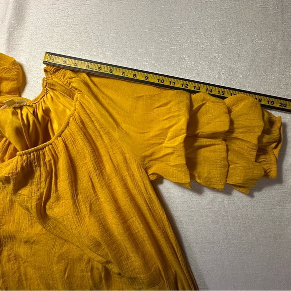 Indigo Rose Women's Midi Dress Mustard Lining Size-3X - Picture 12 of 15